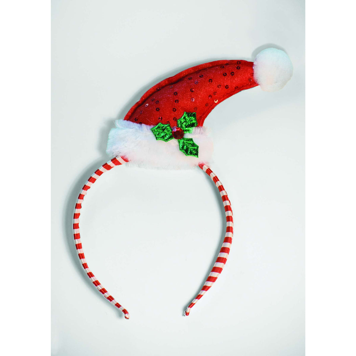 GORRO DE PAPÁ NOEL CON MUÉRDAGO