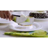 Servidor de tartas de acero inoxidable