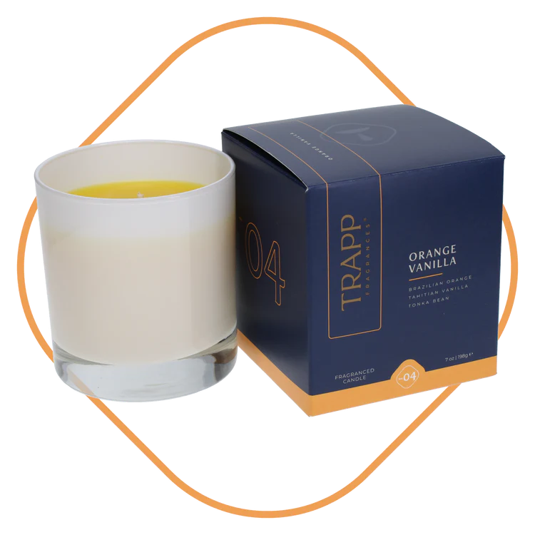 N.º 04 Vela Naranja Vainilla 7 oz.