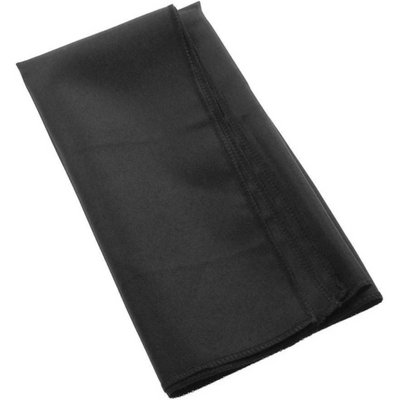 Servilleta de tela negra de 18