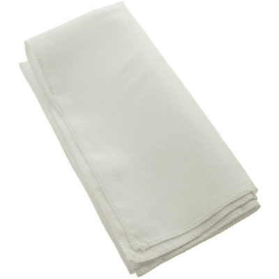 Servilleta de tela blanca de 18 pulgadas