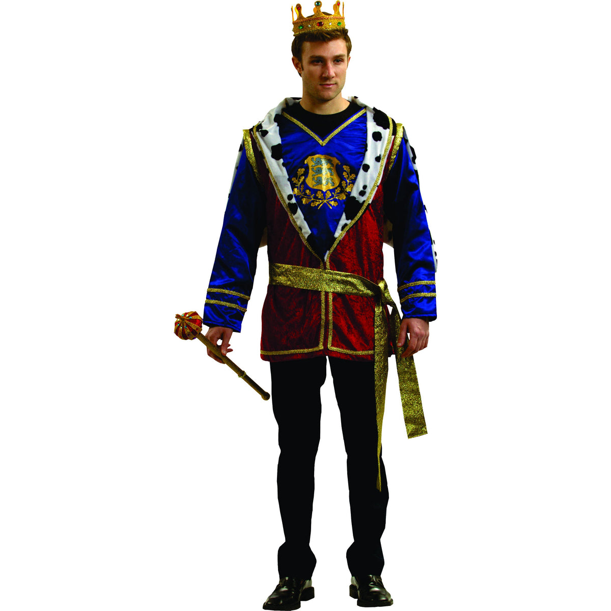 Disfraz de rey noble para adulto