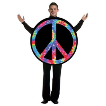 DISFRAZ DE HOMBRE "PEACE SING"