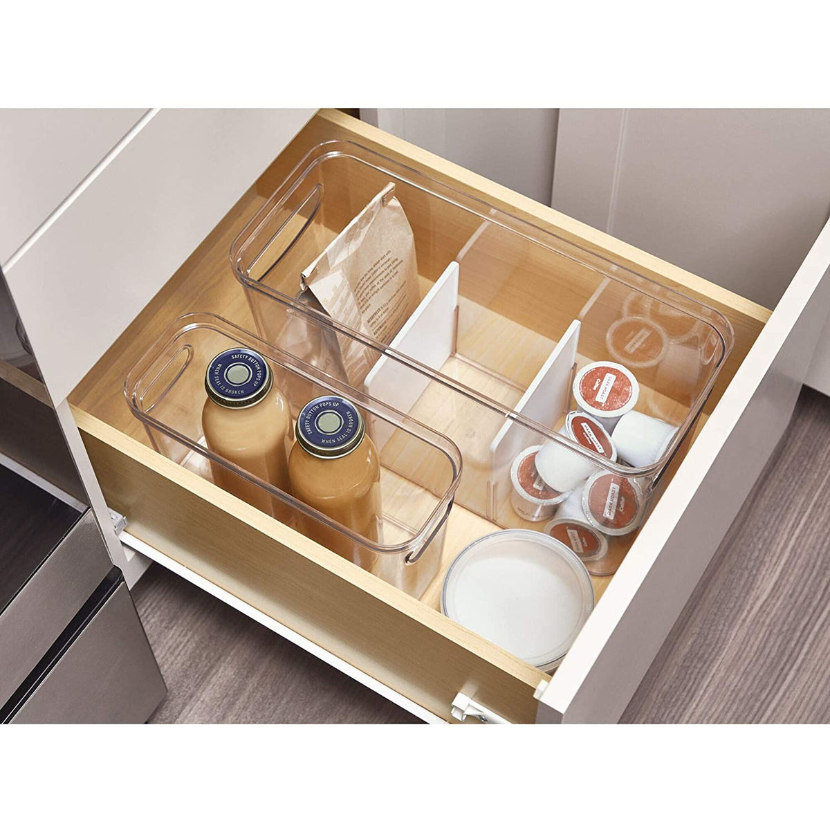 Recipiente organizador 4" x 10" x 7"