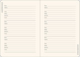 Agenda semanal 2023 de flores silvestres lavanda