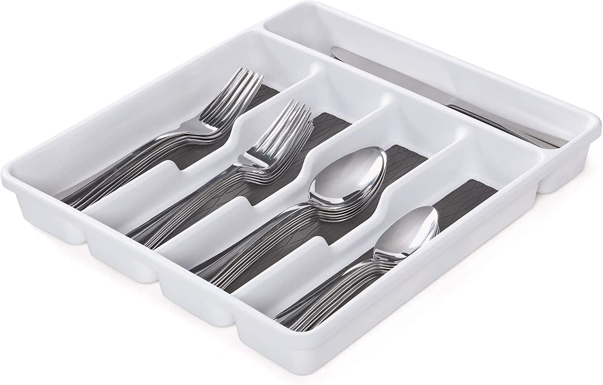 ORGANIZADOR DE CAJONES DE 5 COMPARTIMENTOS BLANCO