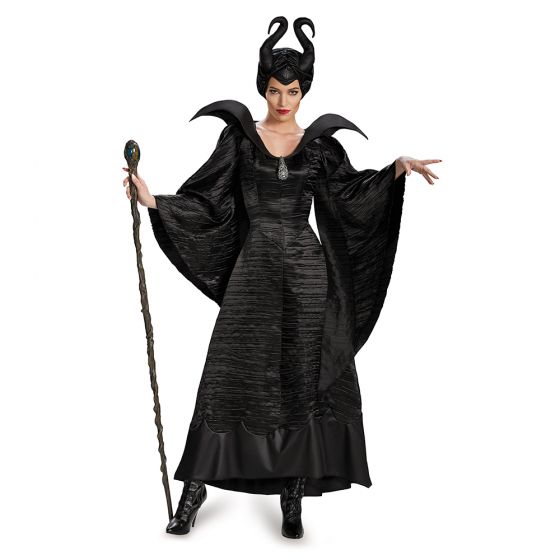 Maléfica: Vestido Negro de Bautizo de Lujo