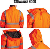 Chaqueta de seguridad aislante Clase 3 naranja