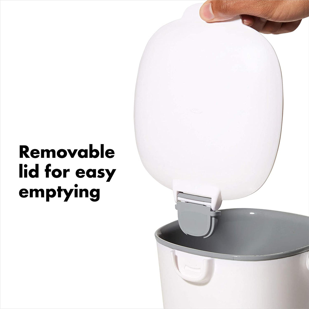 OXO GG CUBETA DE COMPOSTA FÁCIL LIMPIEZA BLANCA 0.75 GAL / 2.83 L