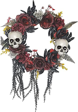 Corona de calavera de 18"