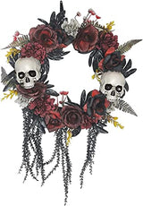 Corona de calavera de 18"