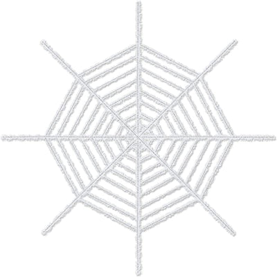 Telaraña brillante - Blanca 25 cm