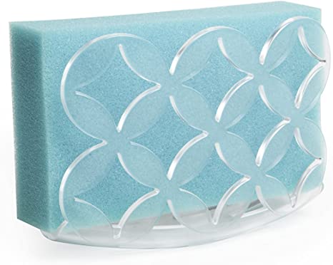 SOPORTE DE ESPONJA MERIDIAN TRANSPARENTE