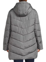 Plumífero Chevron con Forro Sherpa Fig
