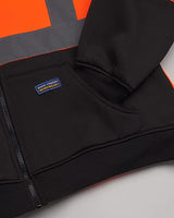 Sudadera con capucha de seguridad Clase 3 naranja neón