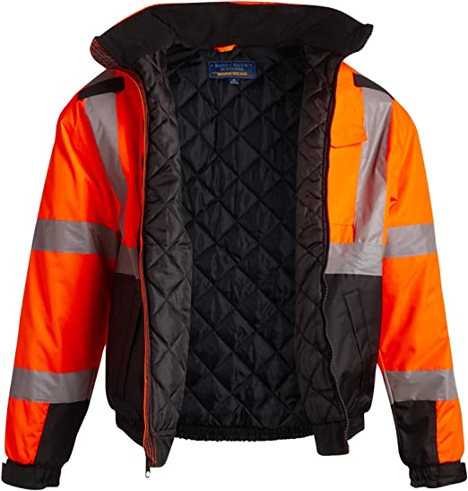 Chaqueta de seguridad aislante Clase 3 naranja