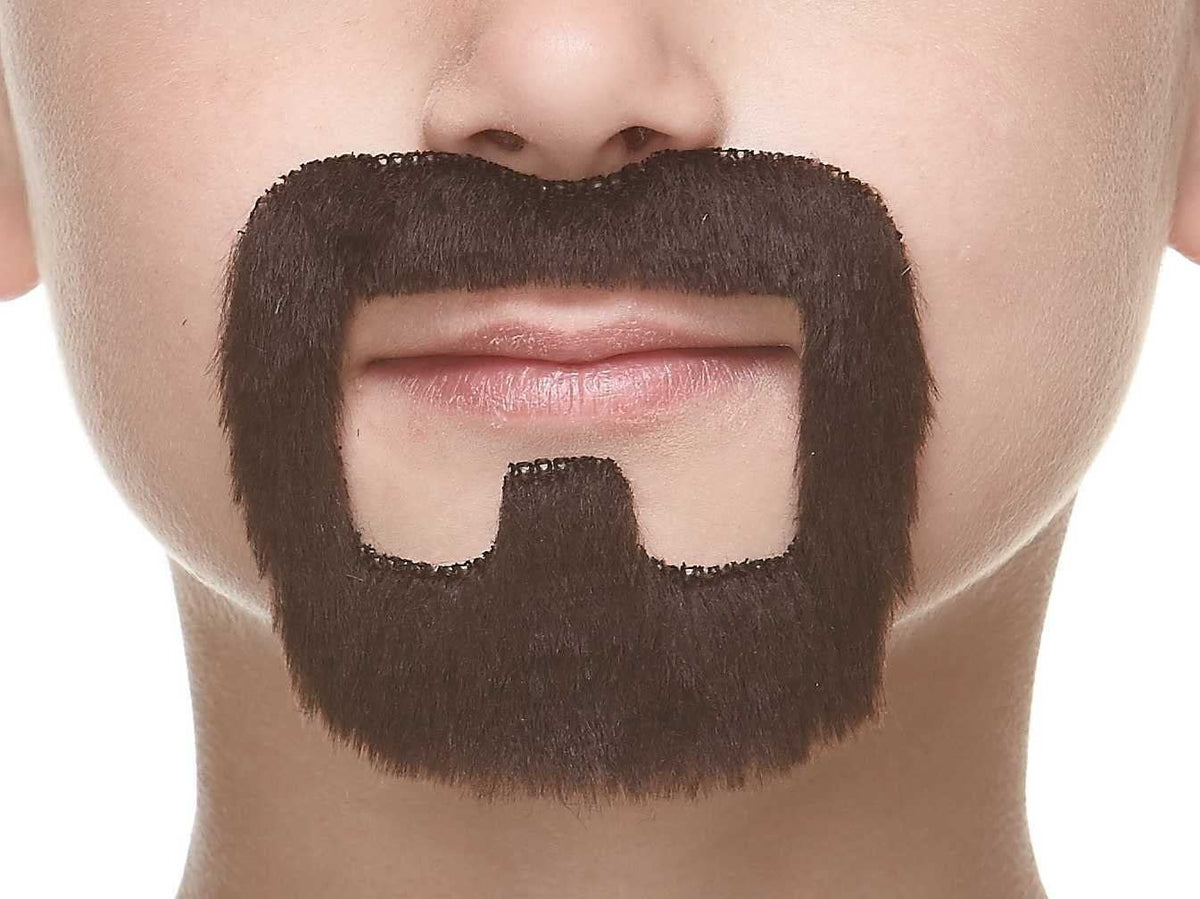 Bigotes Marrón oscuro