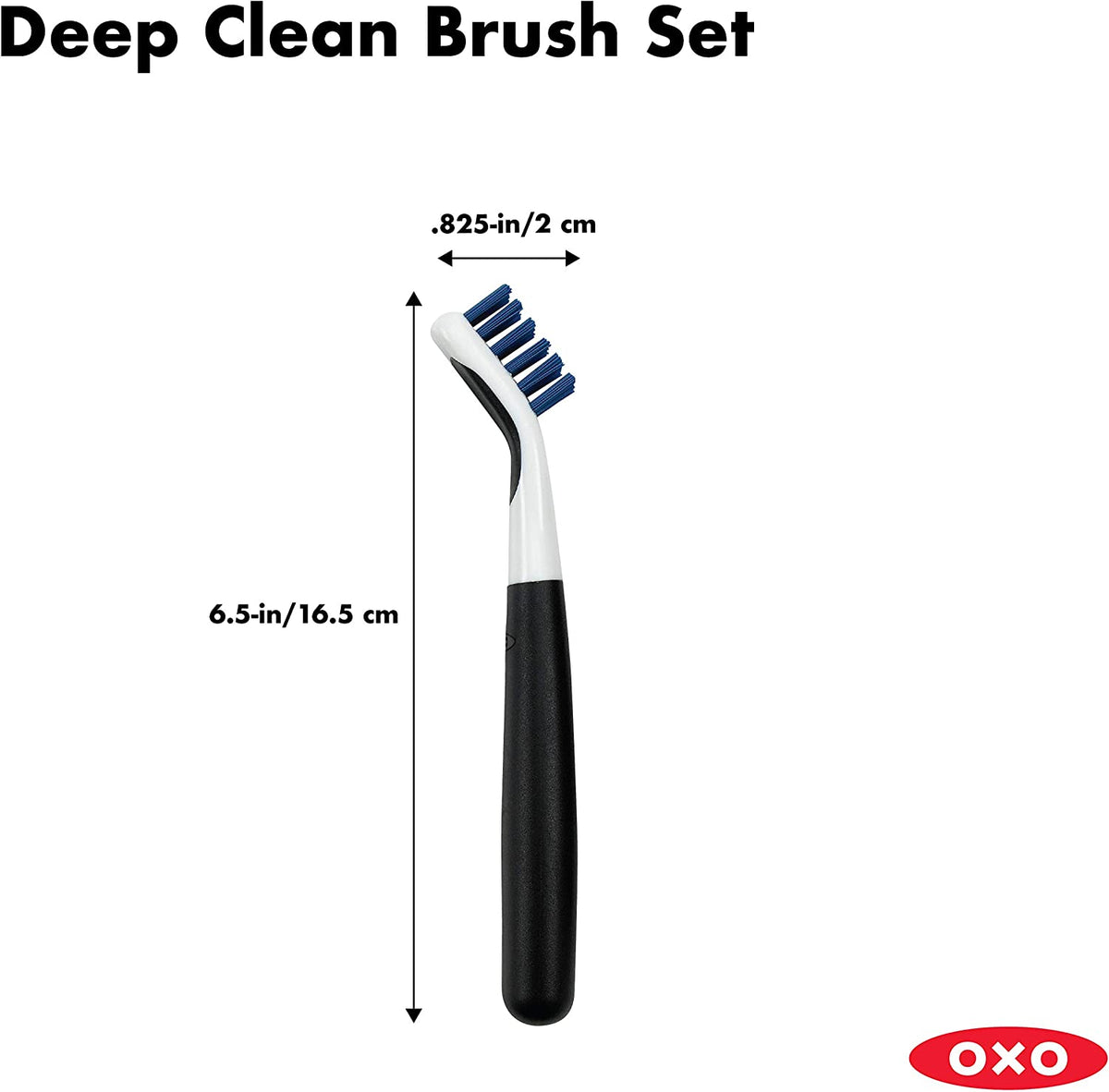 OXO GG JUEGO DE CEPILLOS DE LIMPIEZA PROFUNDA BUE
