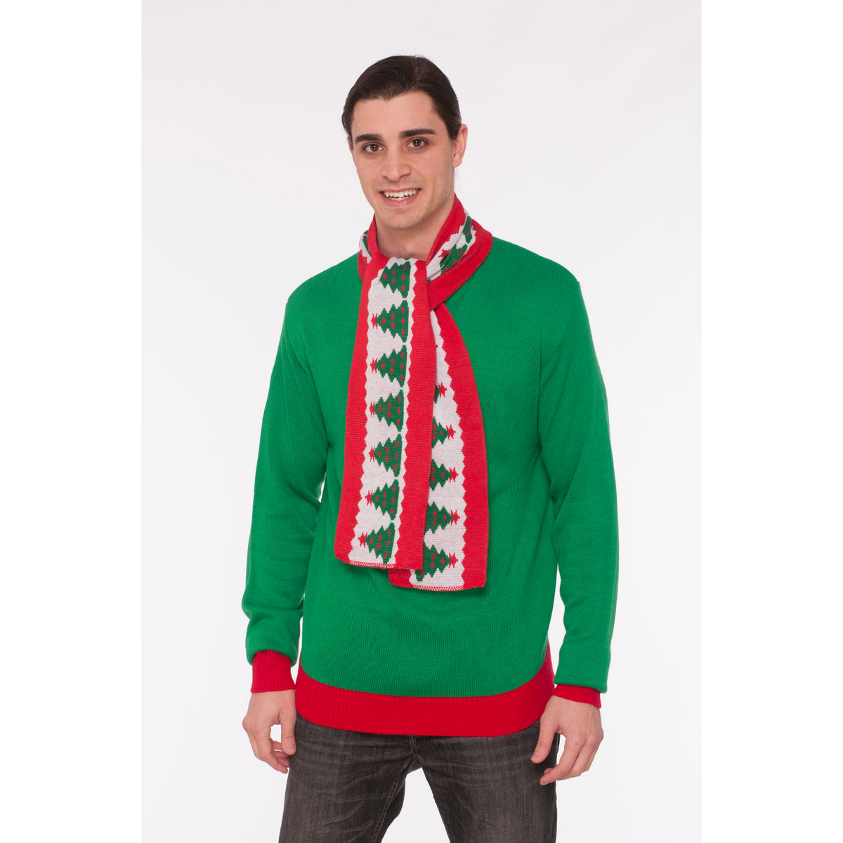 BUFANDA DE ÁRBOLES DE NAVIDAD