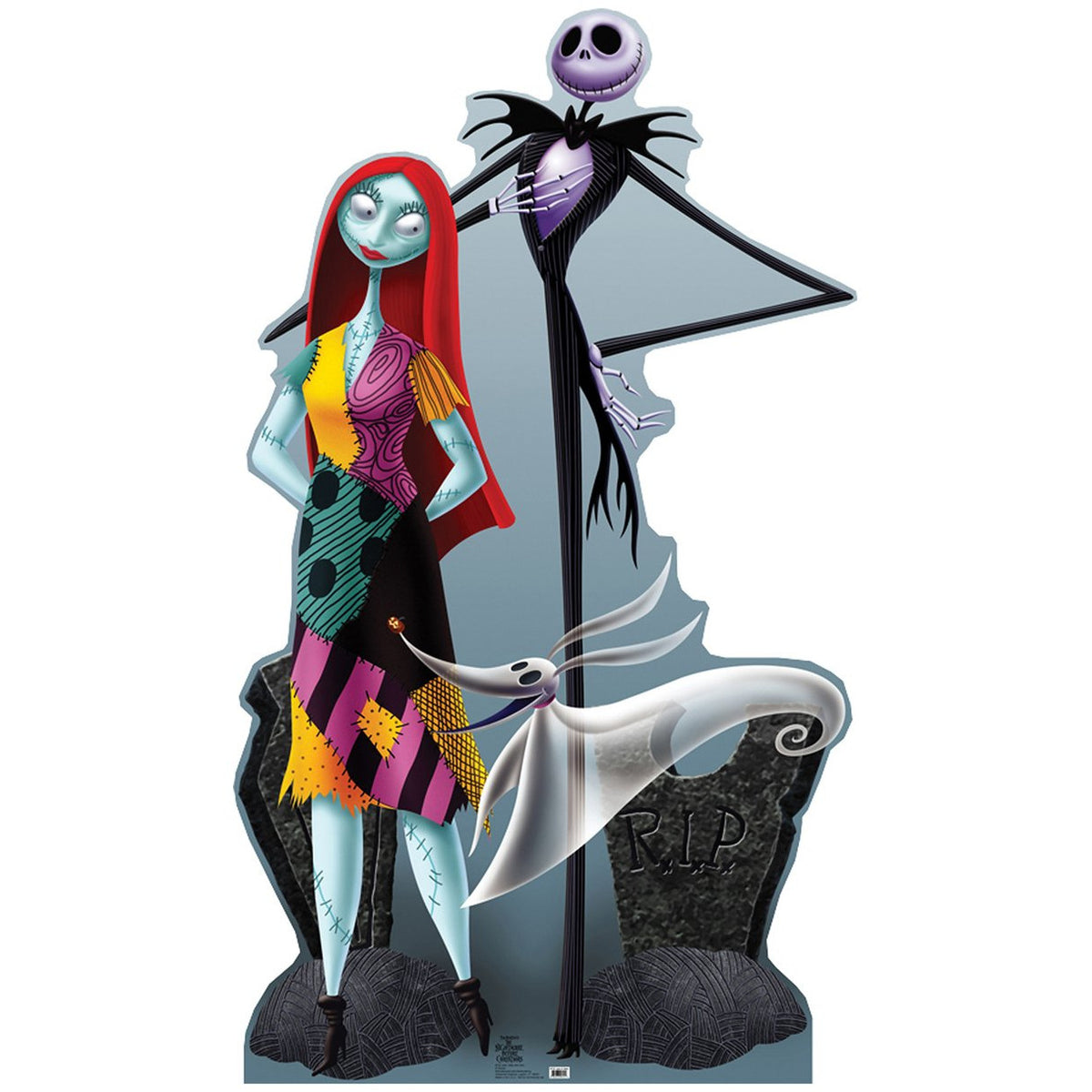Jack y Sally Silueta de cartón