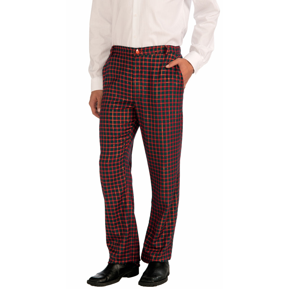 PANTALONES NAVIDEÑOS DE TARTÁN