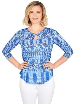 Blusa Azul Mult - Ruby Rd