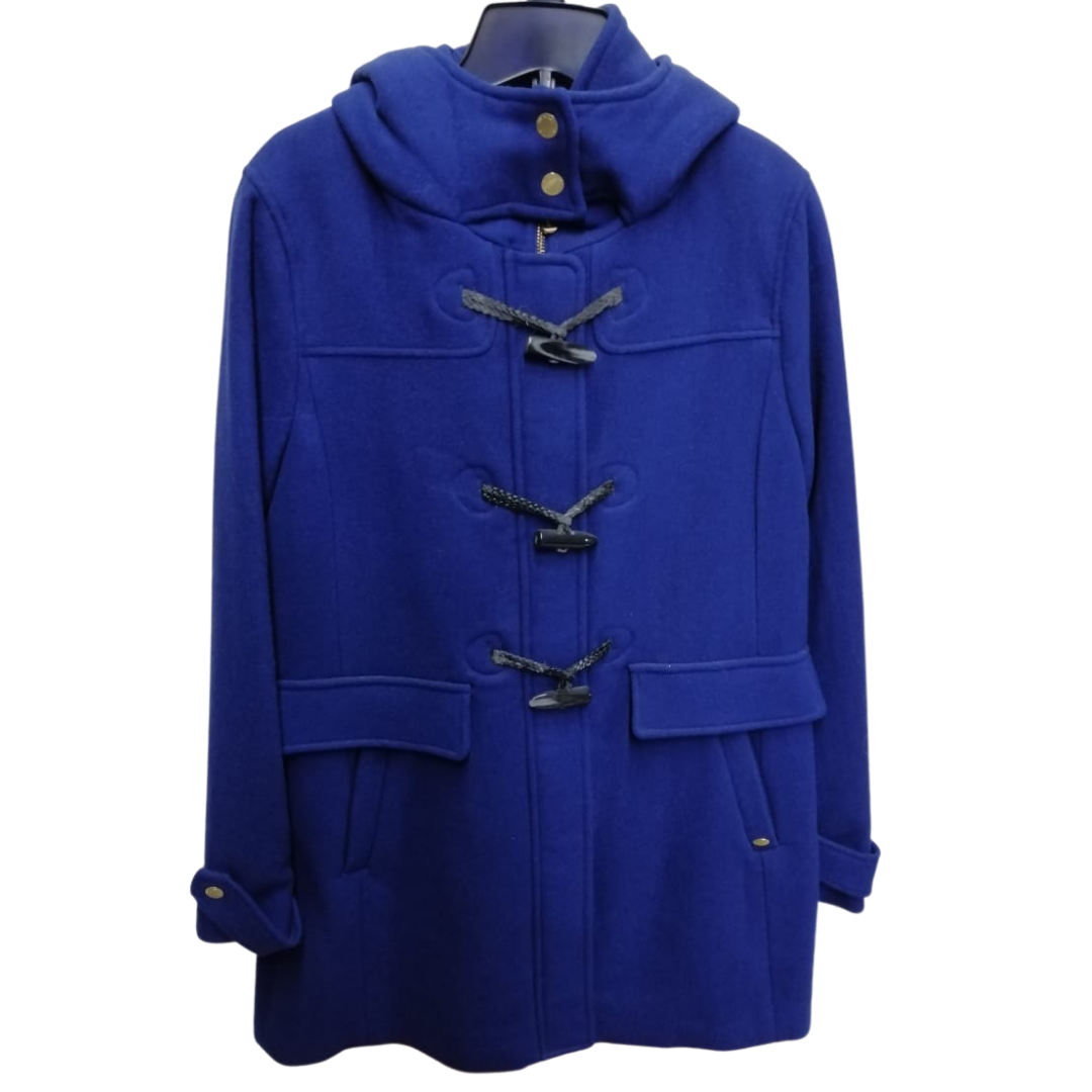 Abrigo azul de mujer