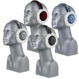 SNOWFLAKE & FUR EAR WARMER IN 6 COLORS