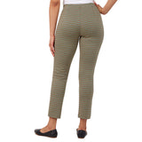 Pantalón Ponte de pata de gallo verde azulado - Ruby Rd.
