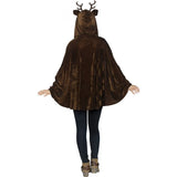 CHRISTMAS PLUSH PONCHO SANTA & REINDEER
