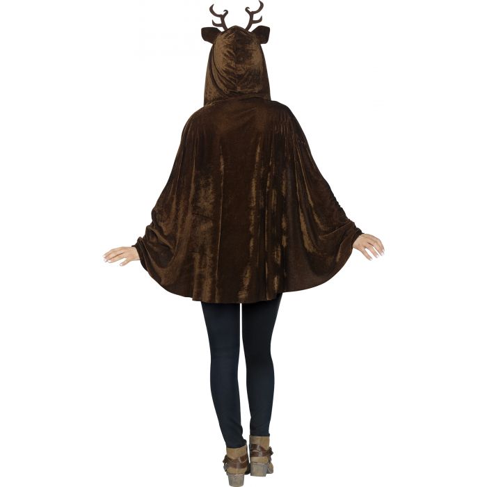 CHRISTMAS PLUSH PONCHO SANTA & REINDEER