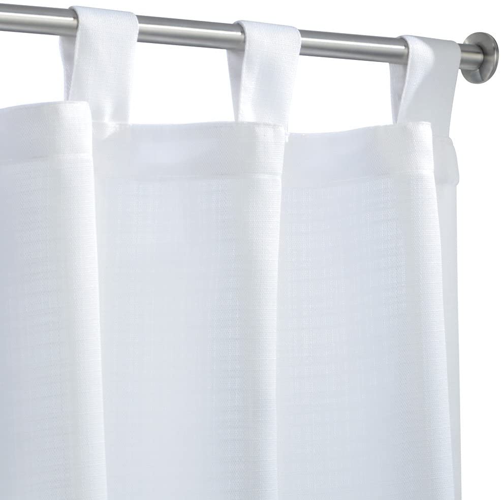 Barra de tensión para cortina Forma de acero inoxidable cepillado 52-90"