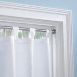 Barra de tensión para cortina Forma de acero inoxidable cepillado 52-90"