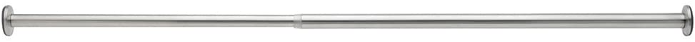 Barra de tensión para cortina Forma de acero inoxidable cepillado 52-90"