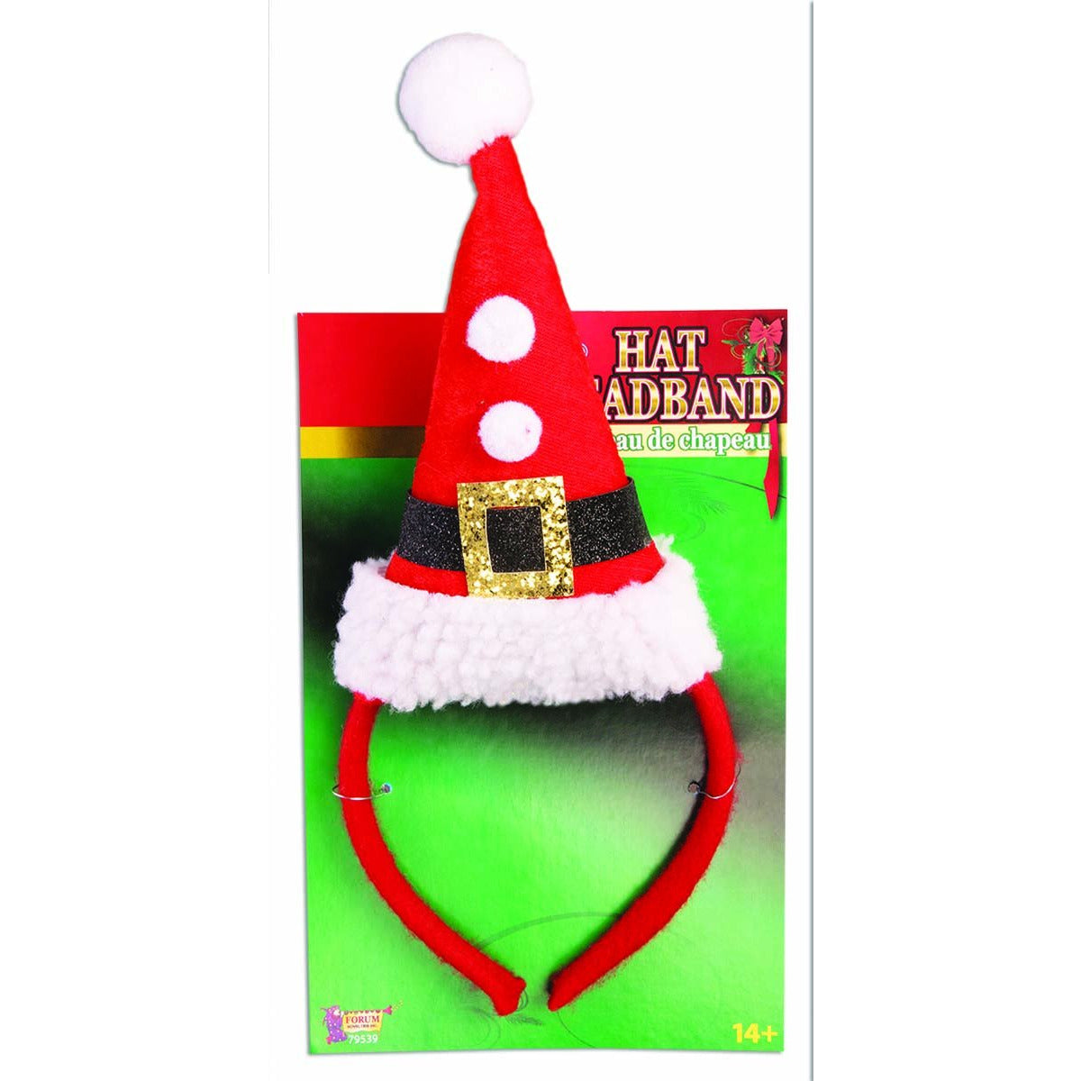 GORRO DE PAPÁ NOEL CON POMPONES