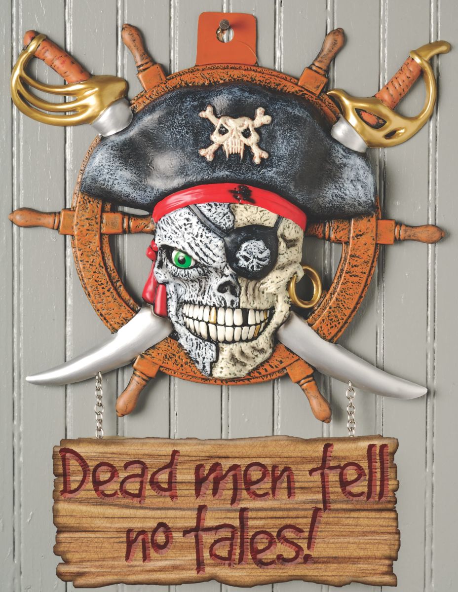 MURAL DE PARED PIRATA HOMBRE MUERTO