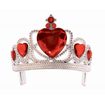 Tiara de corazón rojo