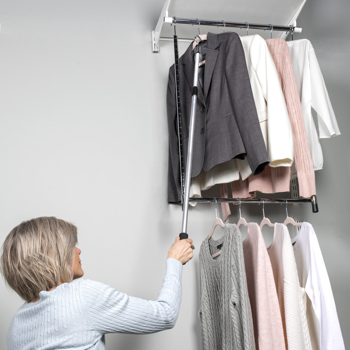Adjustable High Reach Sheperd's Hook