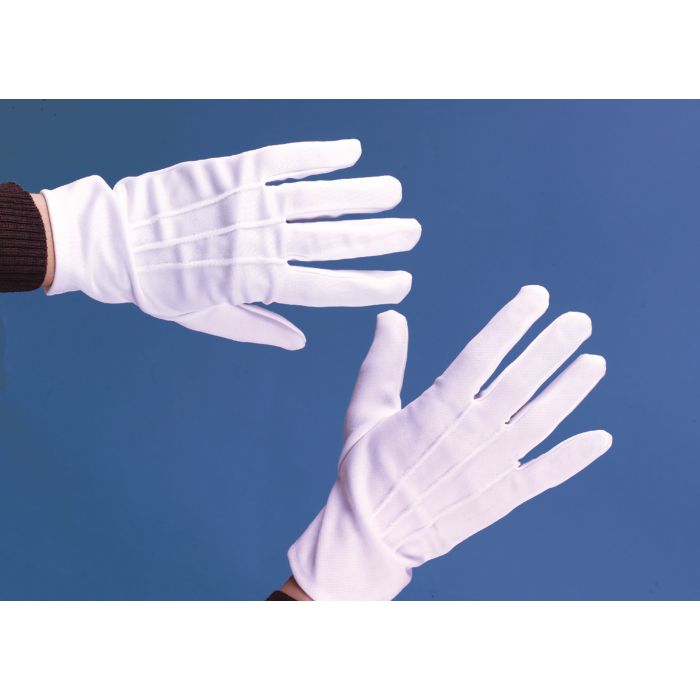 Guantes teatrales blancos