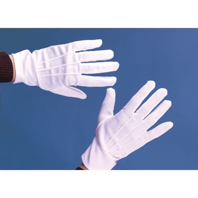 Guantes teatrales blancos