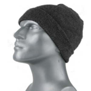 MARLED RAGG WOOL CUFF HAT - BLACK