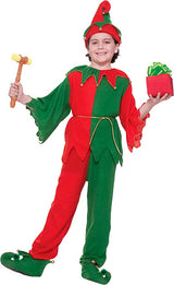DISFRAZ DE ELFO DE PAPÁ NOEL UNISEX PARA NIÑOS