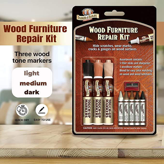 Kit de reparación de muebles de madera 12 unidades