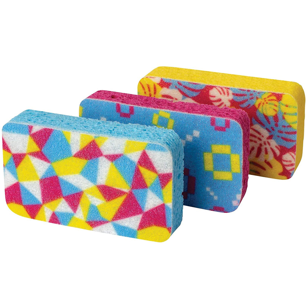 ESPONJA EXFOLIADORA DE CELULOSA Juego de 3