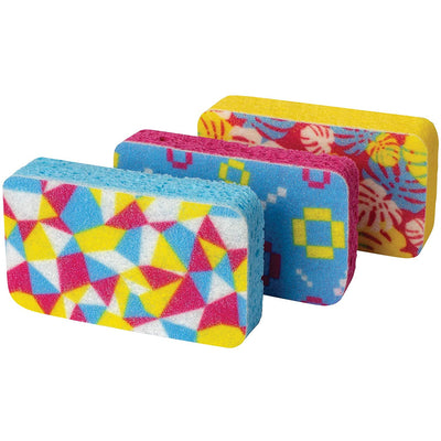 ESPONJA EXFOLIADORA DE CELULOSA Juego de 3