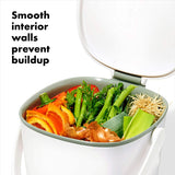 OXO GG CUBETA DE COMPOSTA FÁCIL LIMPIEZA BLANCA 0.75 GAL / 2.83 L