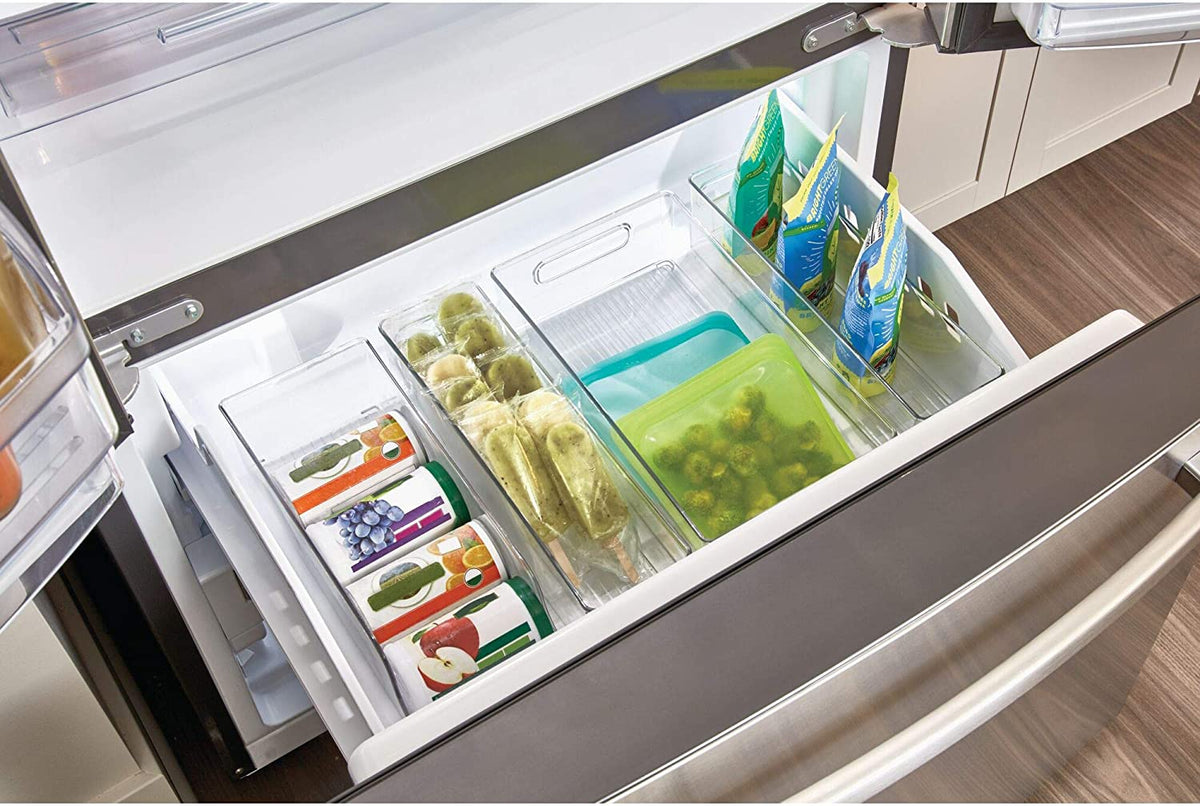 Organizador de latas de bebidas Fridge + Freeze Binz transparente