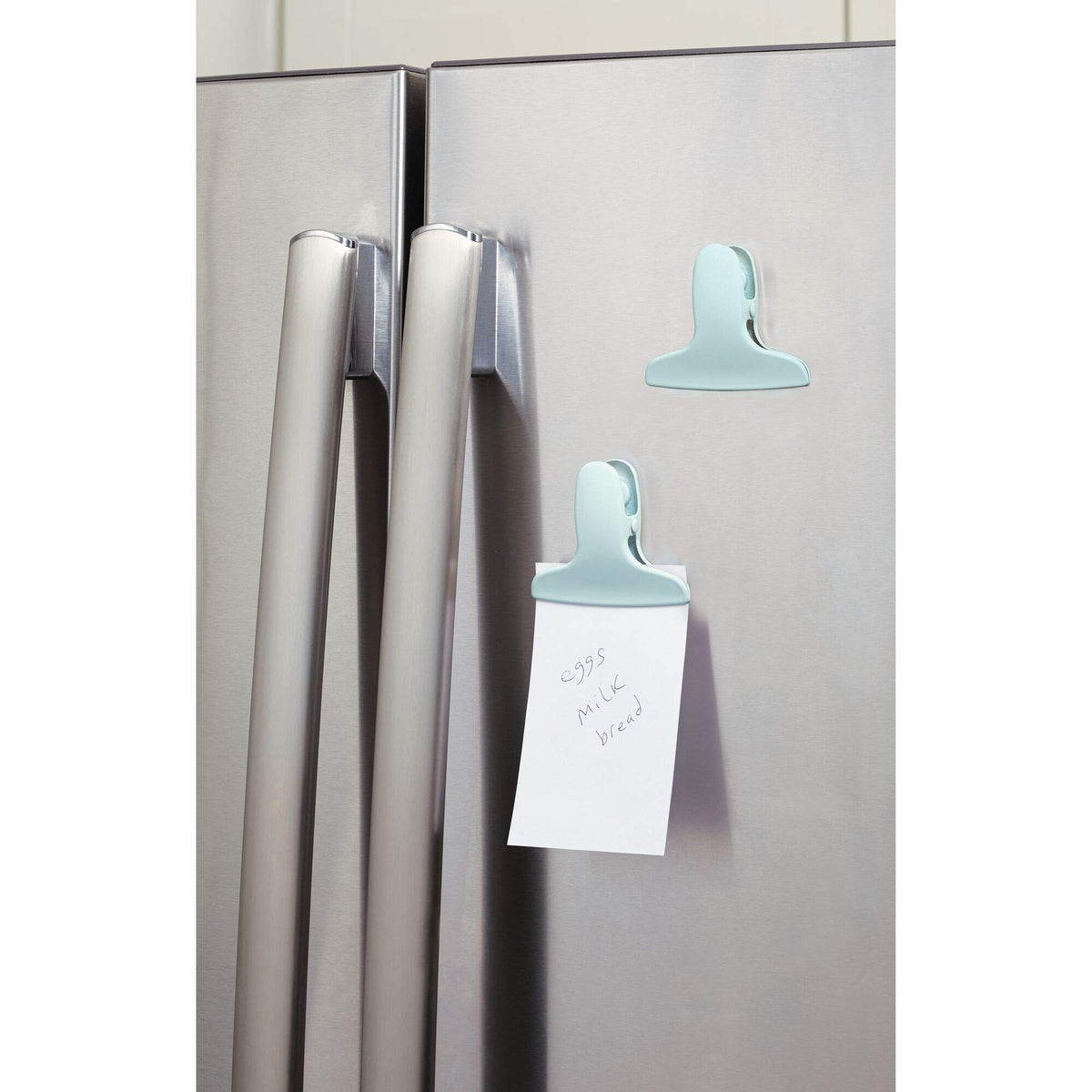 Set de 2 clips magnéticos azul menta