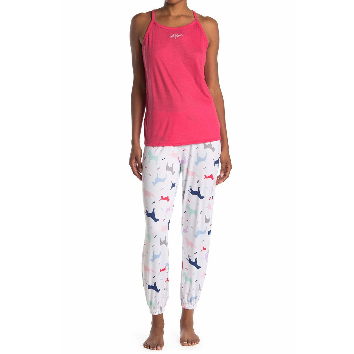 Pijama de 2 piezas estampado para fiesta de pijamas