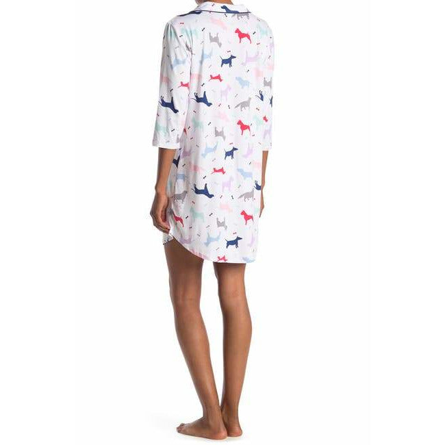 Camisón Estampado Notcho Blanco